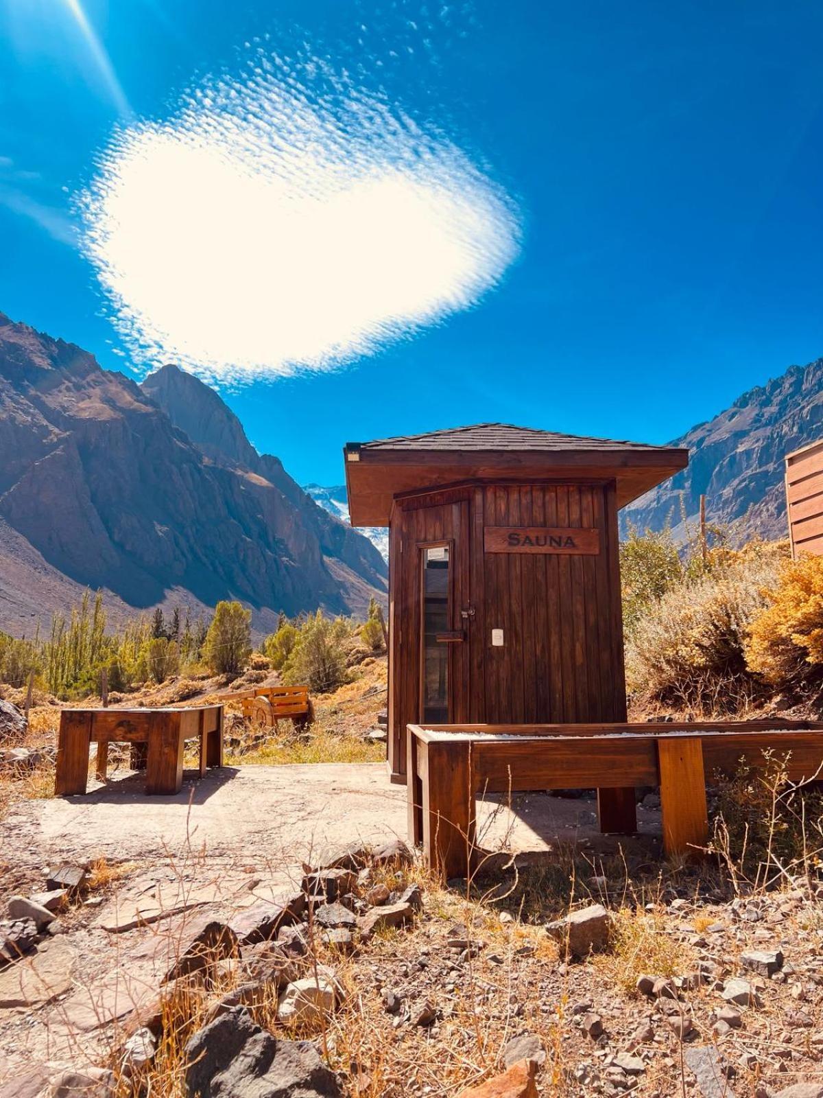 Lodge El Morado Refugio Lo Valdes Kültér fotó